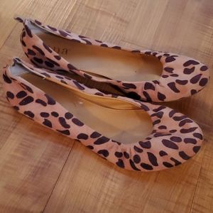 a.n.a cheetah ballet flats